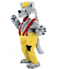 Kostüm Wolf Maskottchen 9 (Hochwertig)