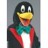 Kostüm Pinguin Maskottchen 1 (Hochwertig)