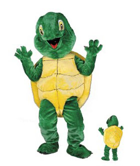 Kostüm Schildkröte Maskottchen 3 (Hochwertig)