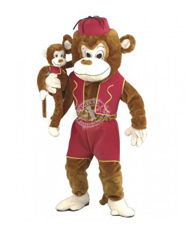 Kostüm Affe Maskottchen 7 (Hochwertig)