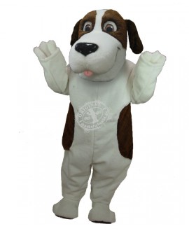 Maskottchen Bernhardiner Hund Kostüm 2 (Werbefigur)