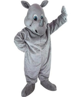 Kostüm Nashorn Maskottchen 1 (Werbefigur)