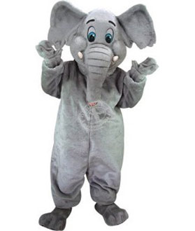 Maskottchen Elefant Kostüm 2 (Werbefigur)