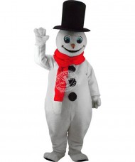Maskottchen Person Schneemann Kostüm 1 (Werbefigur)