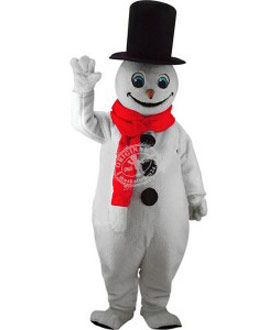 Maskottchen Person Schneemann Kostüm 1 (Werbefigur)