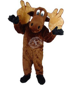Maskottchen Elch Kostüm 1 (Werbefigur)