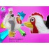 Verleih Kostüm Huhn mit Mann