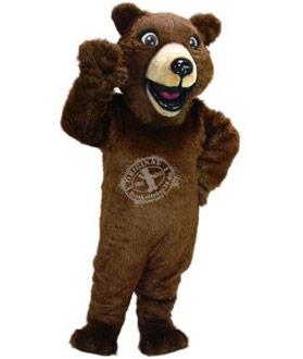 Maskottchen Grizzly Bär Kostüm 7 (Werbefigur)