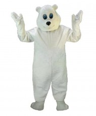 Eisbär Maskottchen Kostüm 12 (Professionell)
