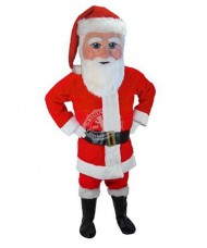 Weihnachtsmann / Nikolaus Maskottchen Kostüm 3 (Professionell)