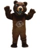 Maskottchen Grizzly Bär Kostüm 5 (Werbefigur)