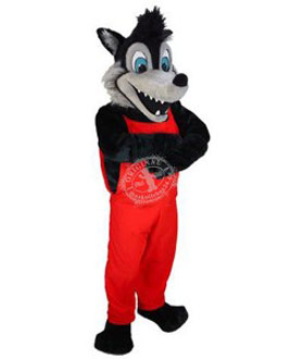 Kostüm Wolf Maskottchen 11 (Professionell)