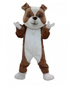 Kostüm Hund Bulldogge Maskottchen 12 (Professionell)