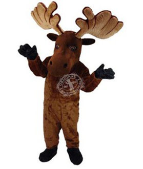 Elch Maskottchen Kostüm 4 (Professionell)