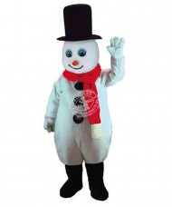 Schneemann Person Maskottchen Kostüm 2 (Professionell)