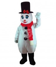 Schneefrau Person Maskottchen Kostüm 3 (Professionell)