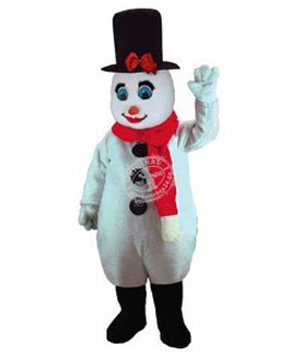 Schneefrau Person Maskottchen Kostüm 3 (Professionell)