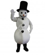Schneemann Person Maskottchen Kostüm 4 (Professionell)