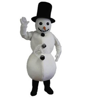 Schneemann Person Maskottchen Kostüm 4 (Professionell)