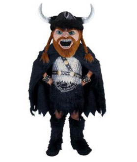 Person Wikinger Maskottchen Kostüm 3 (Professionell)